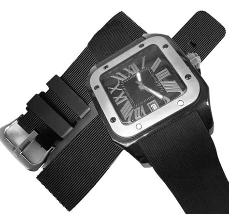 reloj cartier extensible de goma